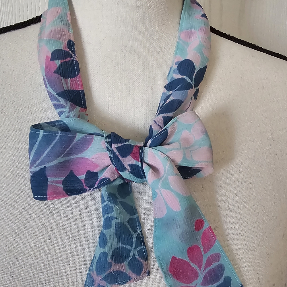 Mixit Floral Ruffle Top - Blue and Pink - Picture 6 of 7